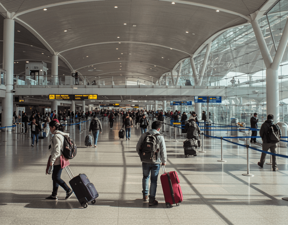 Reserva tu traslado al aeropuerto de Santiago con Taxi Oficial de forma segura y puntual