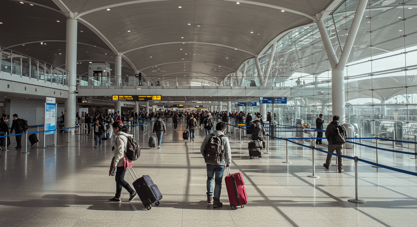 Reserva tu traslado al aeropuerto de Santiago con Taxi Oficial de forma segura y puntual