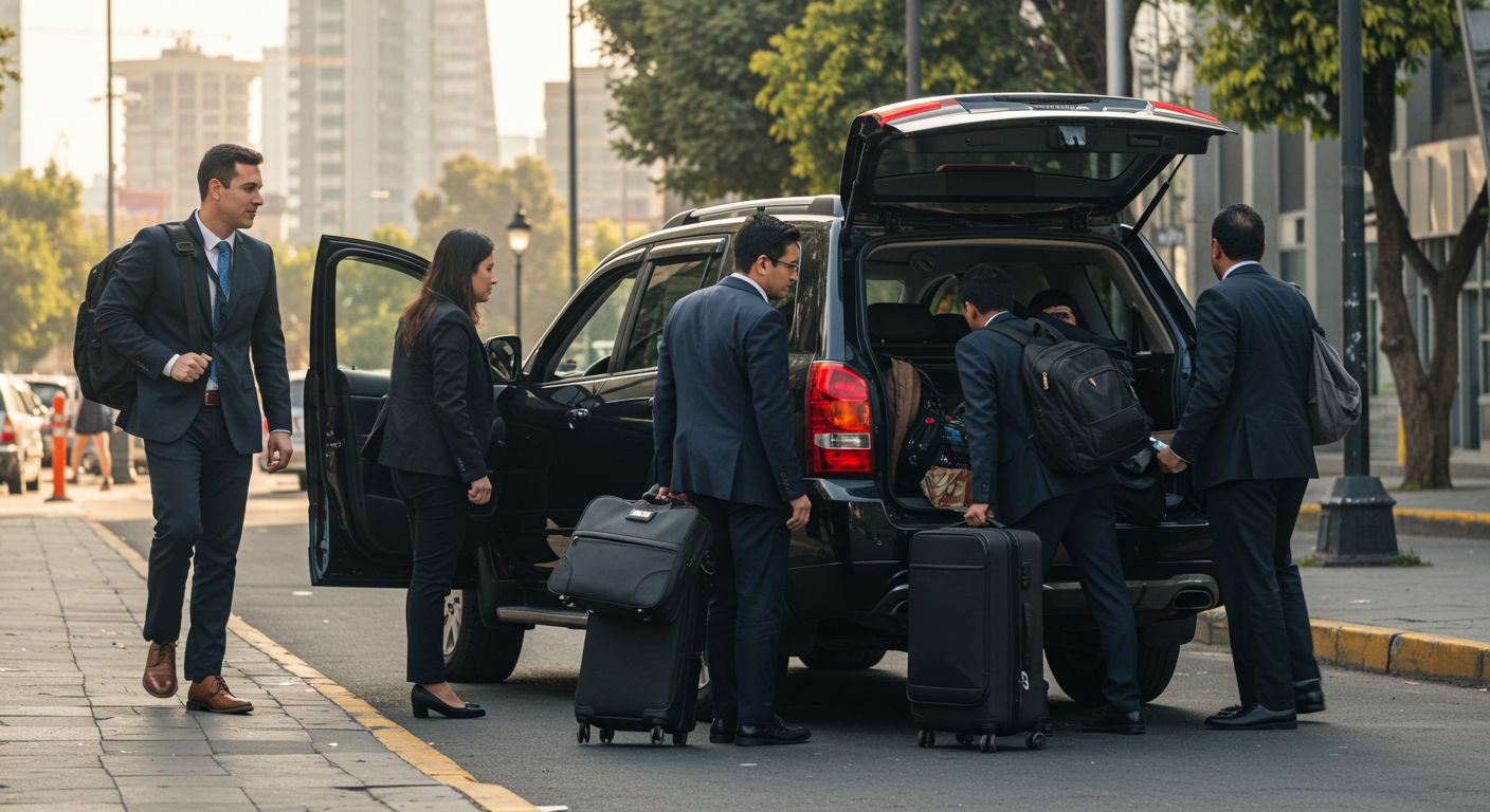 Traslados al aeropuerto de Santiago - Para empresas y convenios